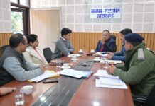 उत्तराखंड अधीनस्थ सेवा चयन आयोग की परीक्षाओं में पारदर्शिता सर्वोपरि, सभी अधिकारी अलर्ट मोड में कार्य करें” – अध्यक्ष गणेश मर्तोलिया।