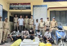 रुद्रप्रयाग पुलिस का बड़ा खुलासा: पंप हाउस व हॉटमिक्स प्लांट से चोरी करने वाला गिरोह गिरफ्तार, 7 आरोपी दबोचे